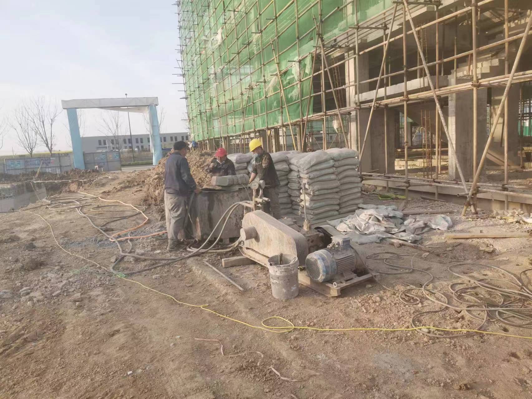 江津别墅下沉注浆